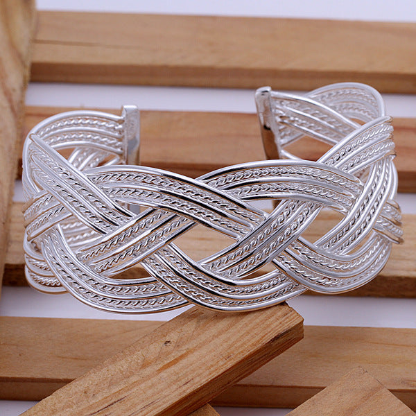 S925 Silver Bangle Bracelet