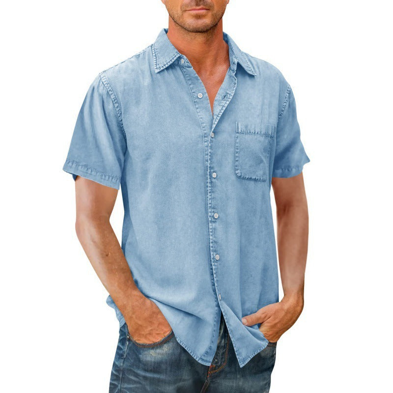 Men's Polo Solid Pocket Shirt