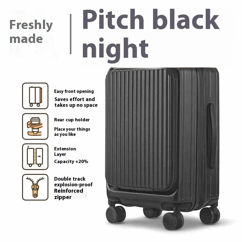 Expandable Multi Lever 20-Inch Suitcase
