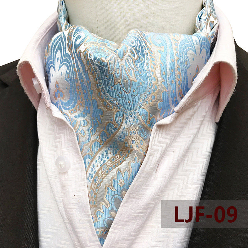 Men's Jacquard Polyester British Scarf