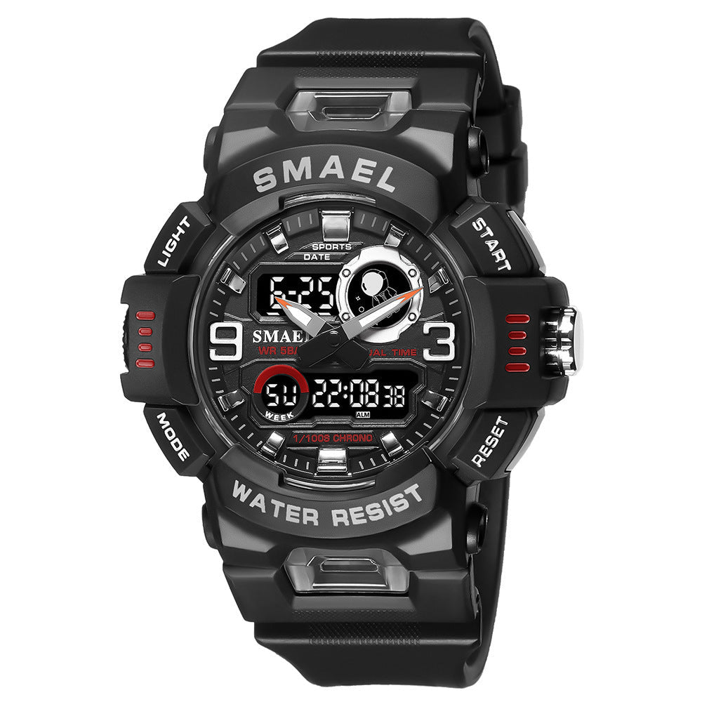 Outdoor Dual-Display Sports Alarm Watch
