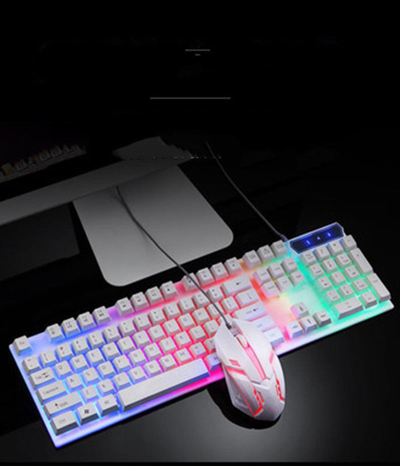 Boseton 8310 USB Wired Backlit Keyboard & Mouse Set.