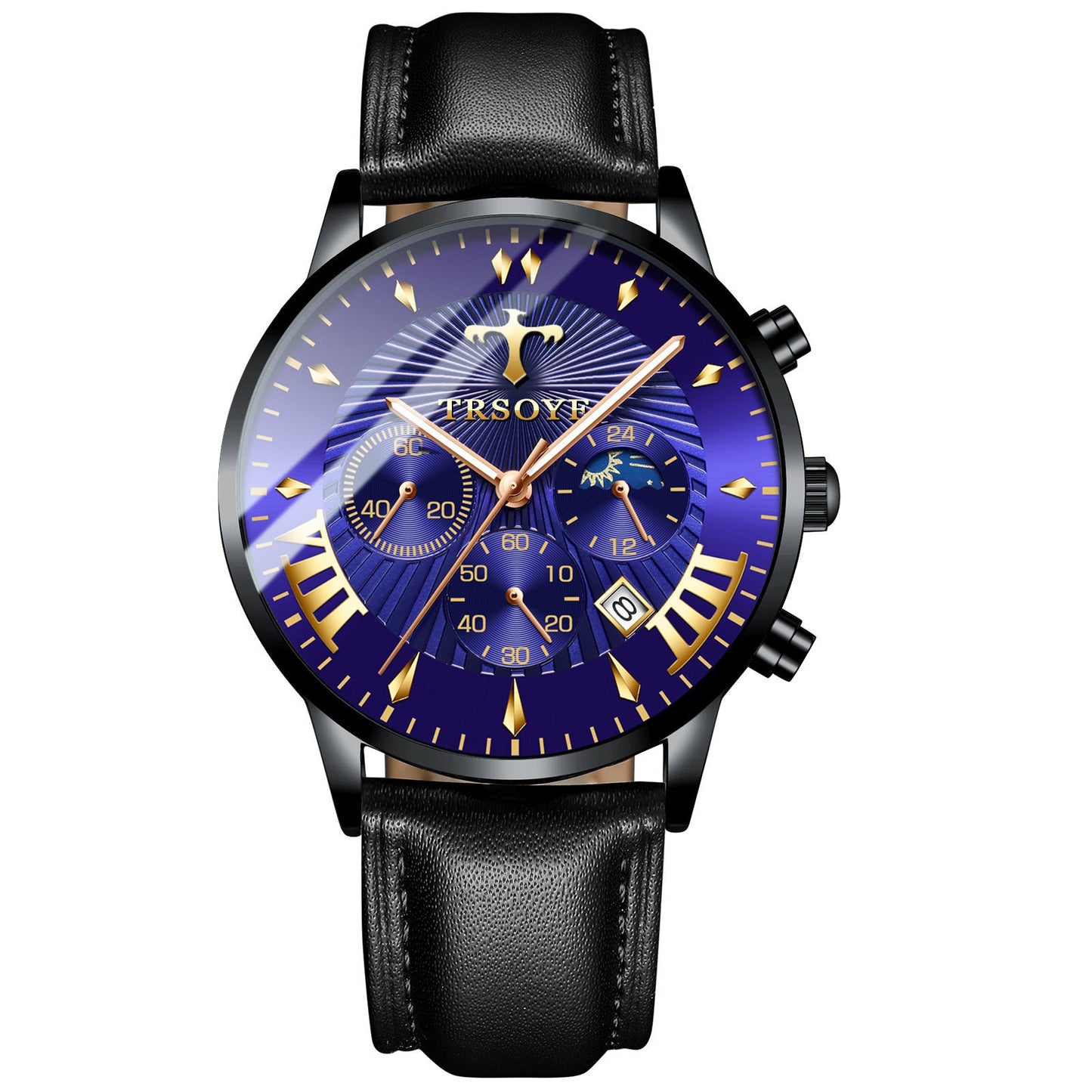 Business Quartz Calendar Luminous Waterproof Watch