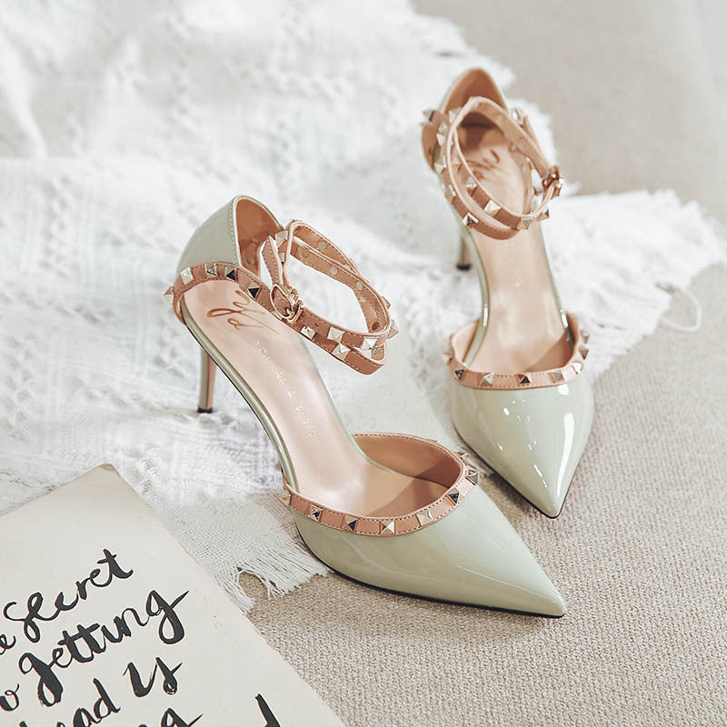 Women’s Spring Style Matching High Heels