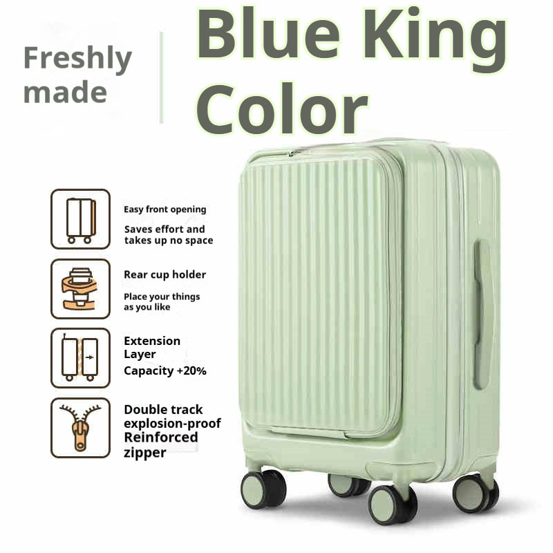 Expandable Multi Lever 20-Inch Suitcase