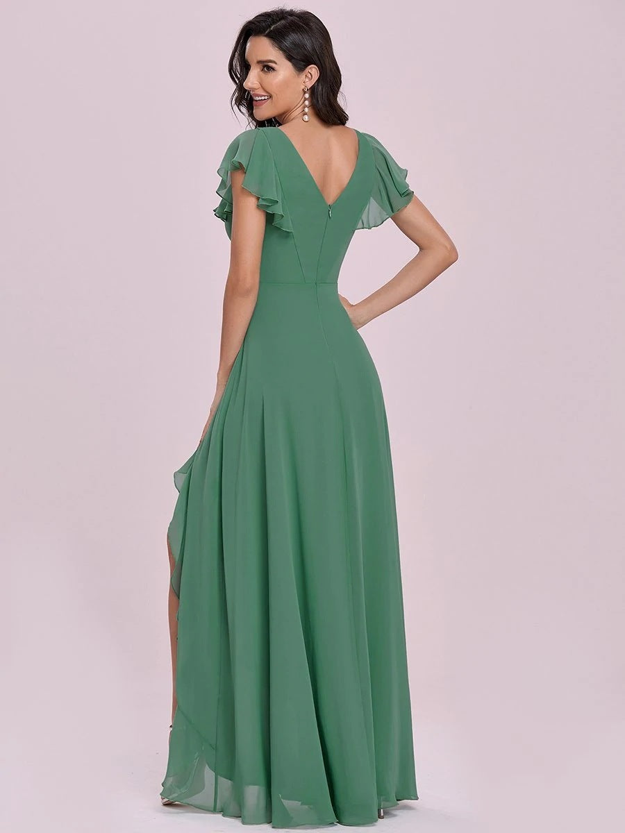 Elegant Wrap Split Skirt