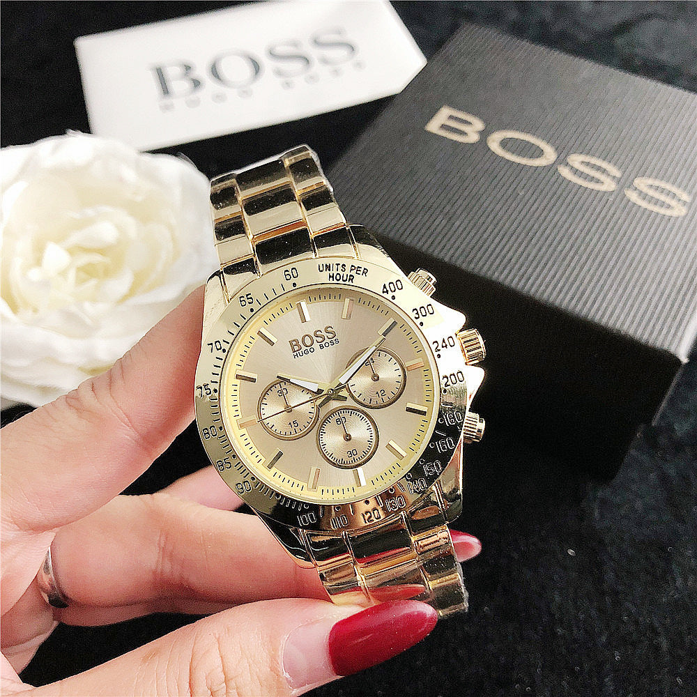 Steel Alloy Fashion Quartz BOSS Watch