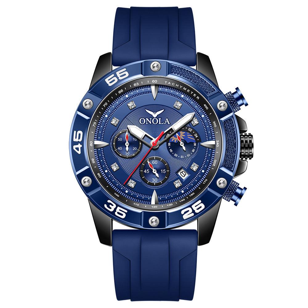 Multifunctional Waterproof Quartz Watch