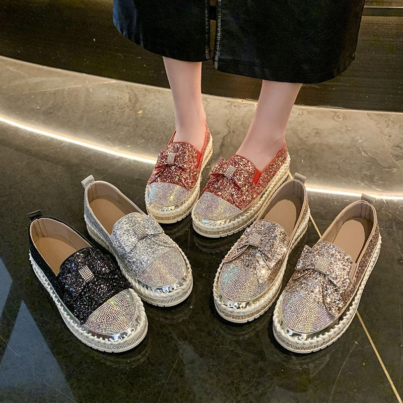 Women's Casual Bow Simple Sneakers