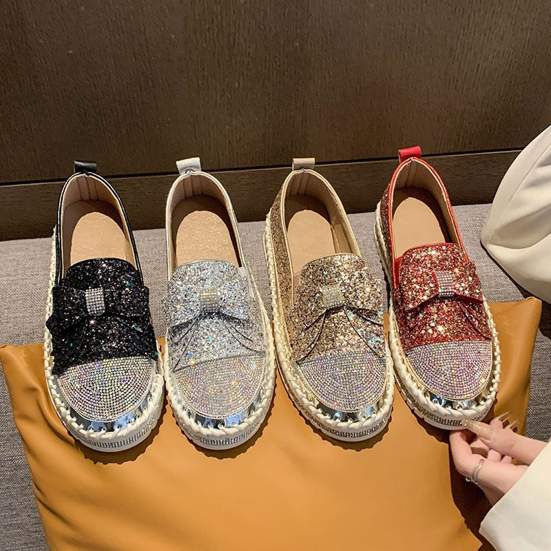 Women's Casual Bow Simple Sneakers