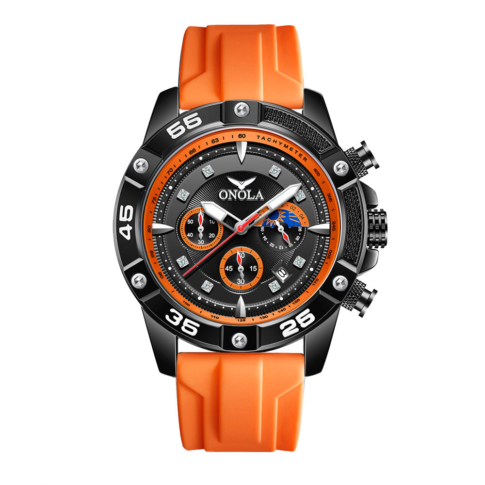 Multifunctional Waterproof Quartz Watch