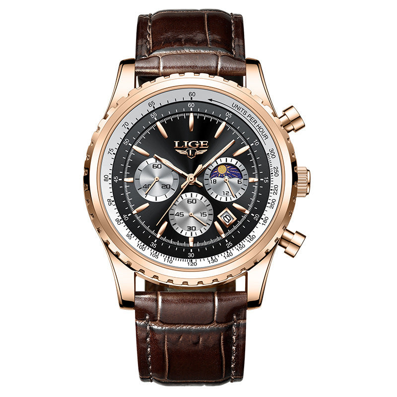 Men’s Multifunctional Waterproof Watch
