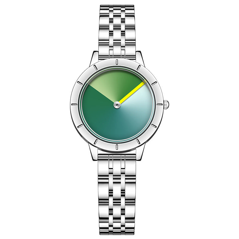 Gradient Dial Women's Quartz Watch