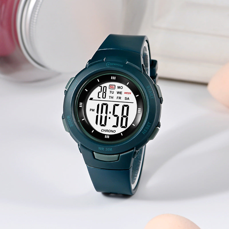 Fashion Luminous Waterproof PU Strap Watch