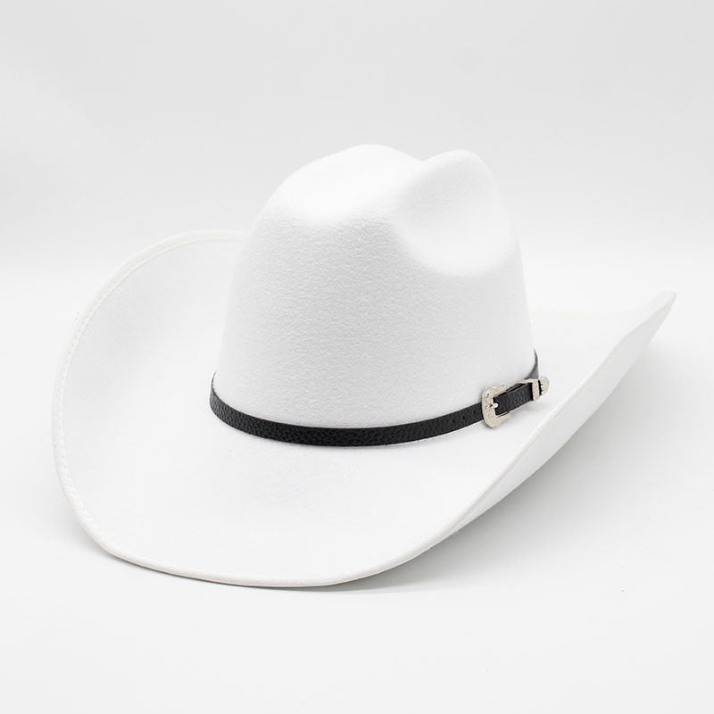 Punk Wide Brim Western Hat