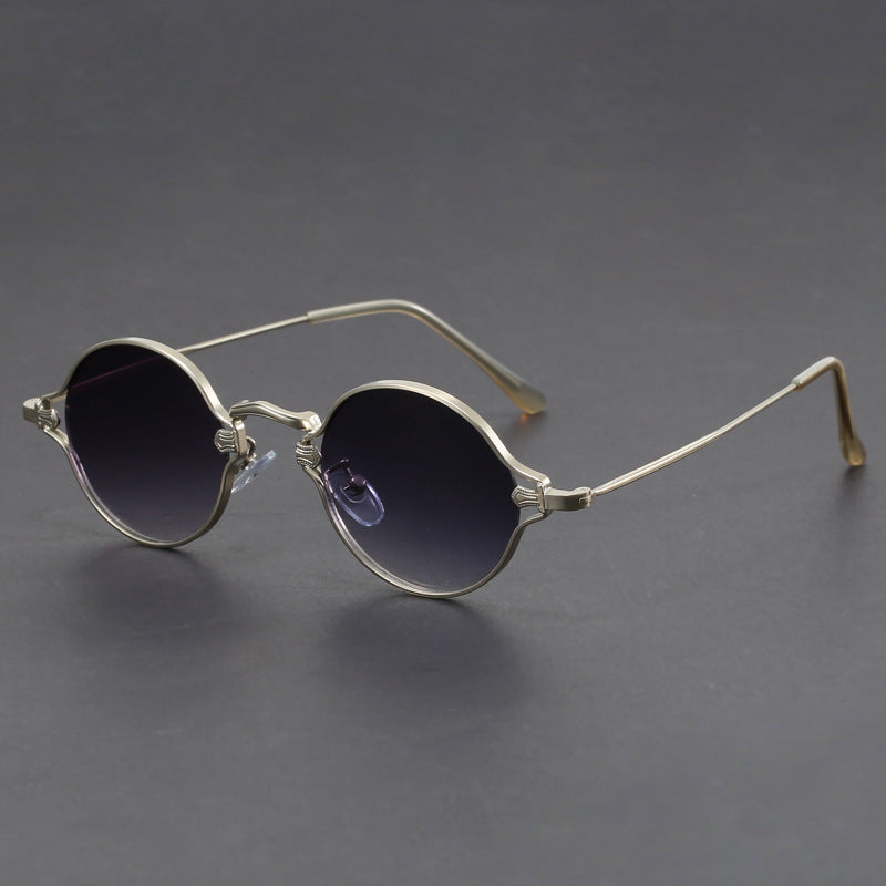 Retro American Style Round Sunglasses