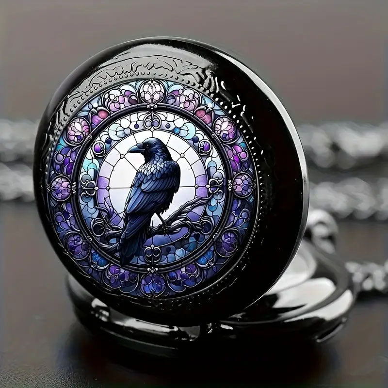 Retro Flip Necklace Watch Women