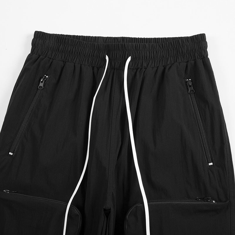 Men's High Street Lace-up Pocket Trousers