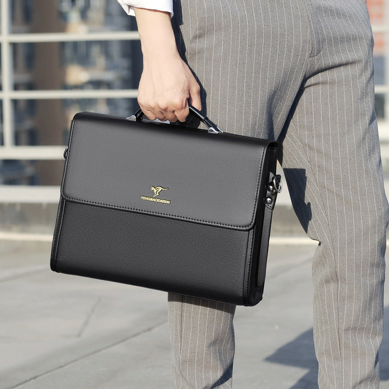 Men’s Horizontal Leather Briefcase