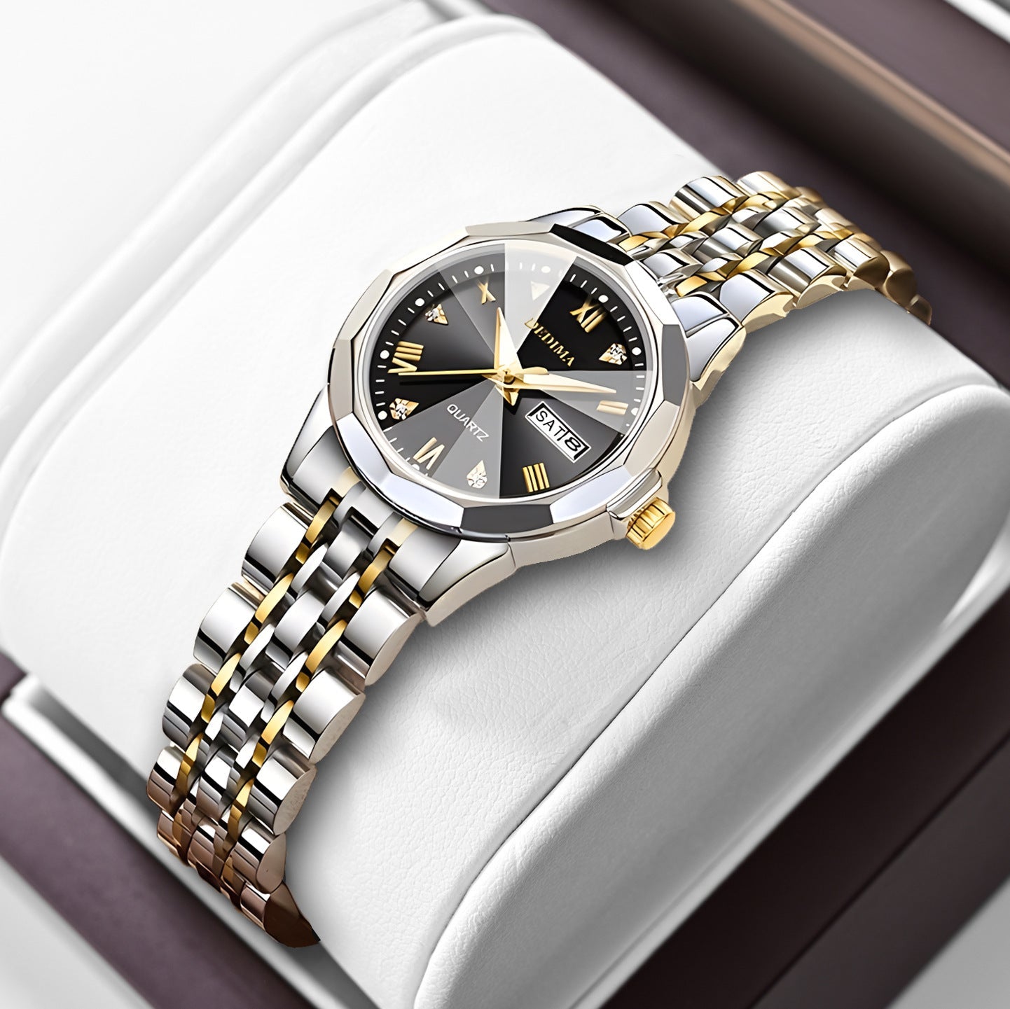 Diamond Calendar Luminous Watch
