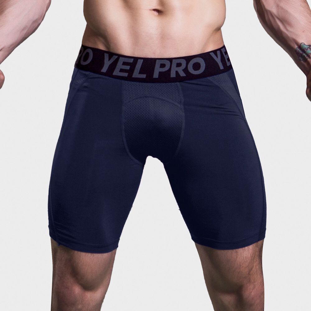 Men's Quick-Dry Stretch Mesh Sports Shorts