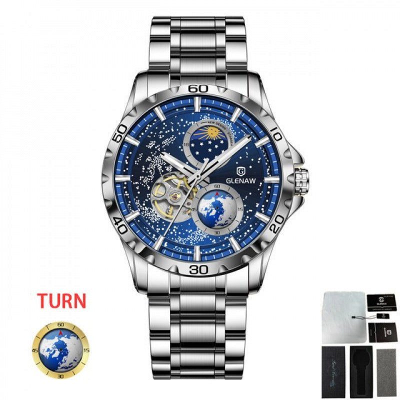 Men’s Stainless Steel Quartz Watch