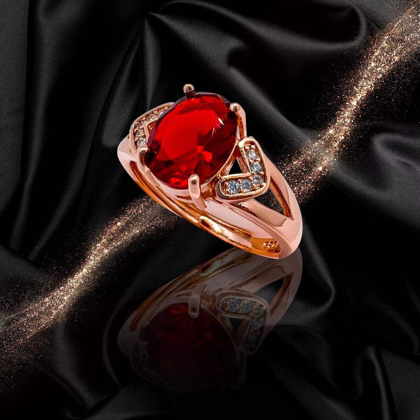 Red Tourmaline Pendant
