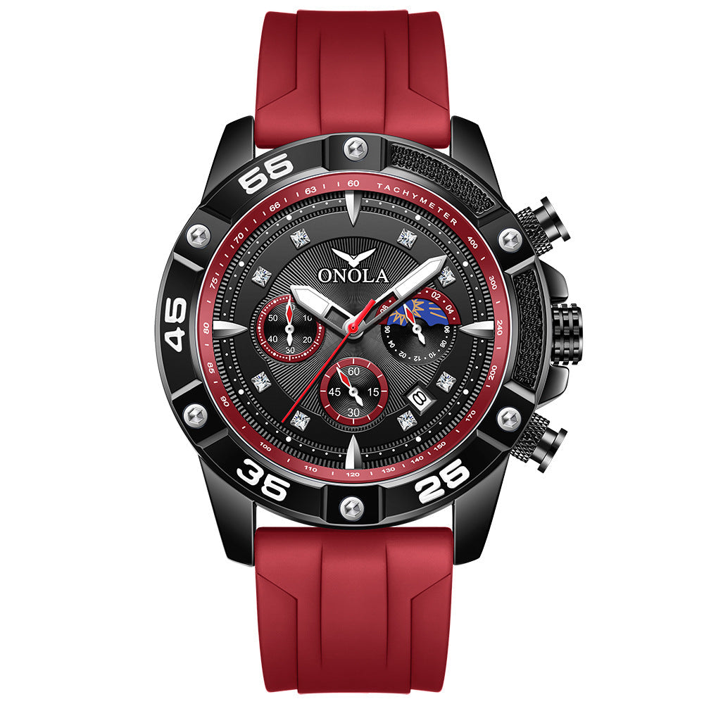 Multifunctional Waterproof Quartz Watch