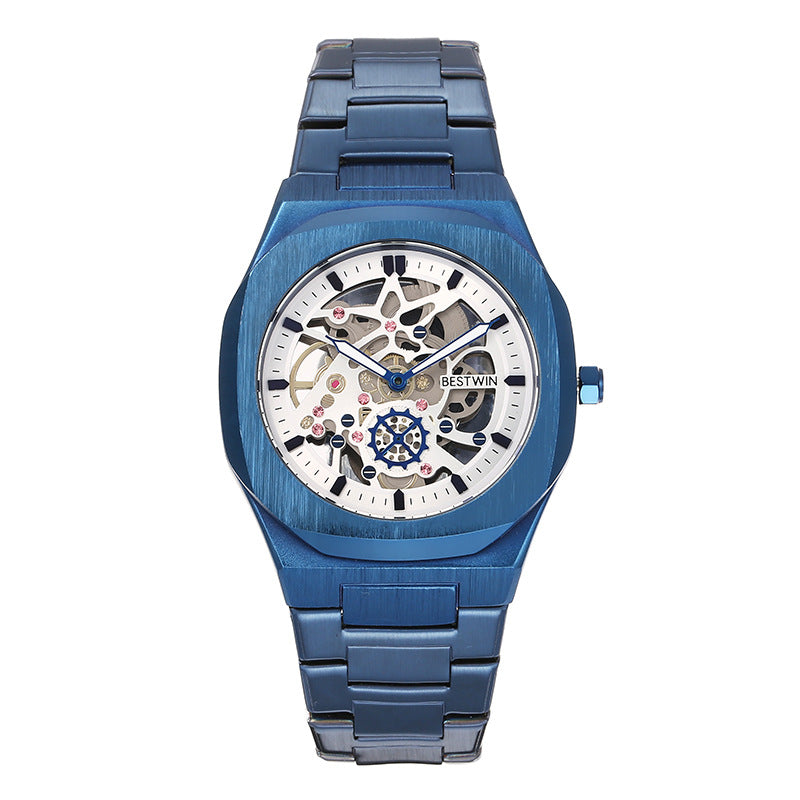 BESTWIN Men’s Fashion Alloy Watch Hollow Butterfly Clasp