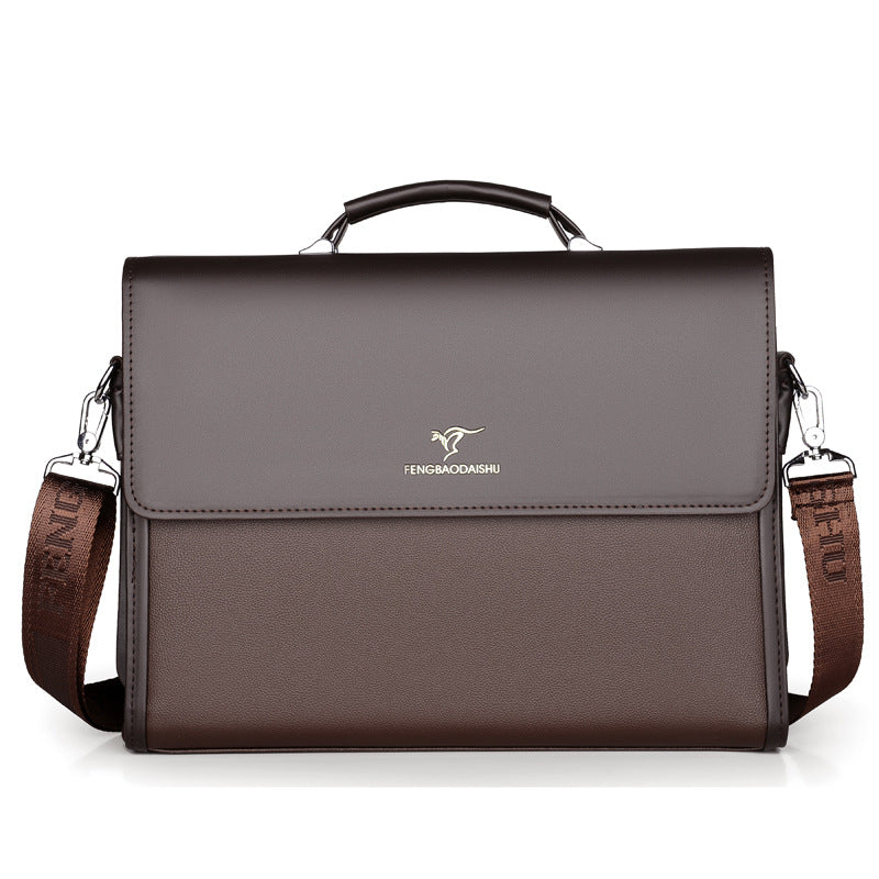 Men’s Horizontal Leather Briefcase