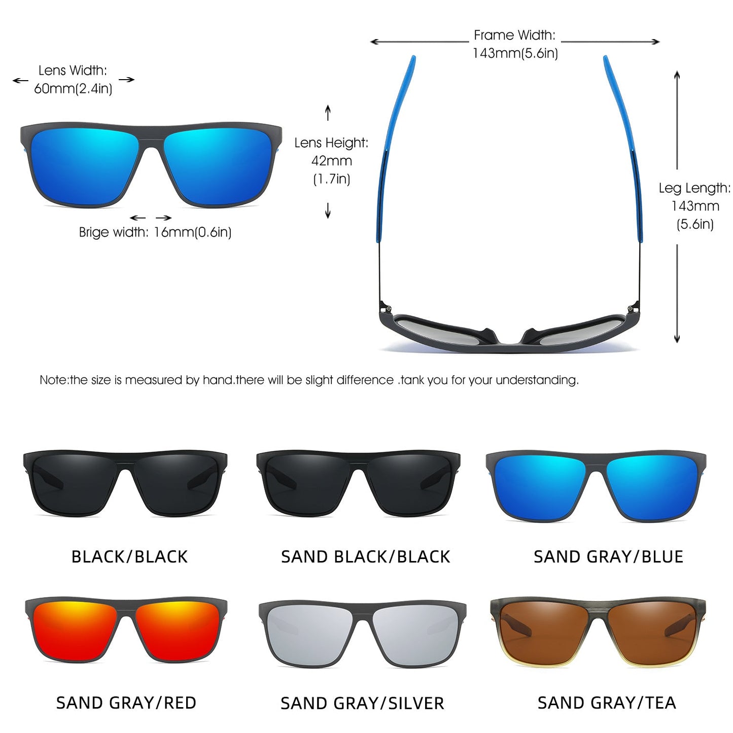 Men's Polarized Metal Sunglasses