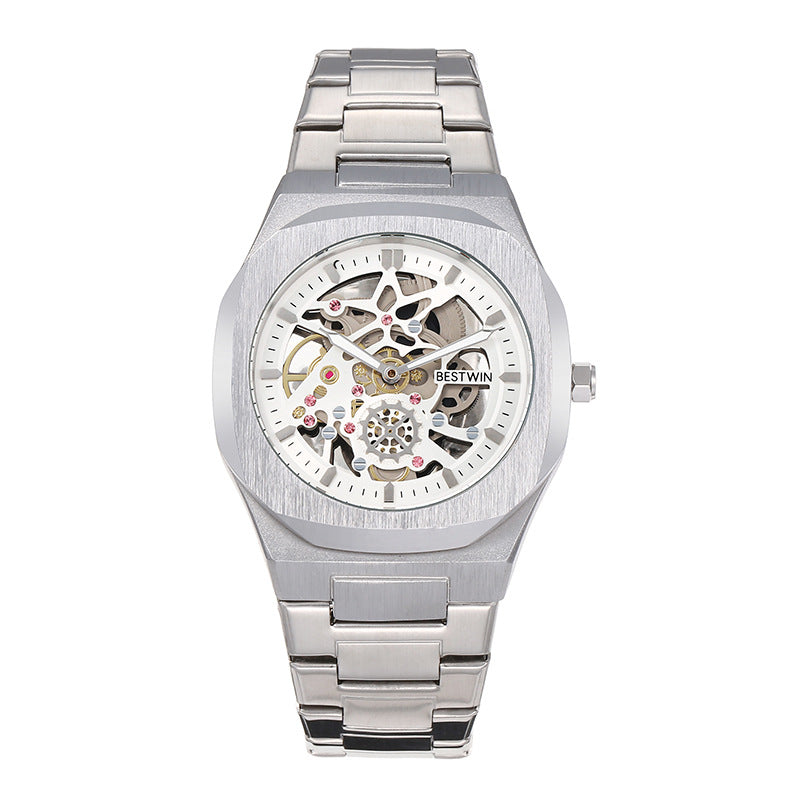 BESTWIN Men’s Fashion Alloy Watch Hollow Butterfly Clasp