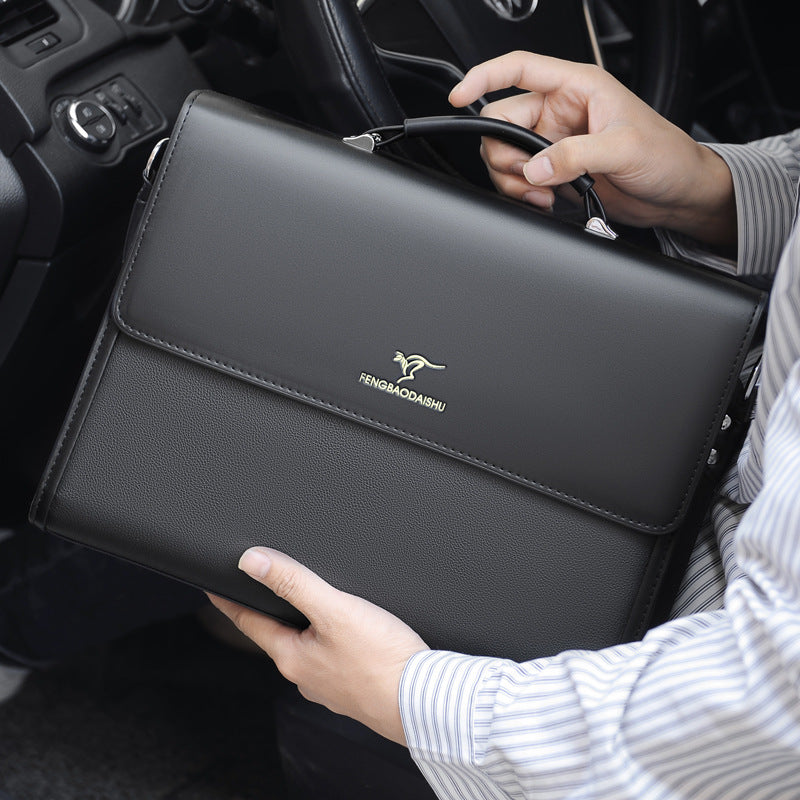 Men’s Horizontal Leather Briefcase