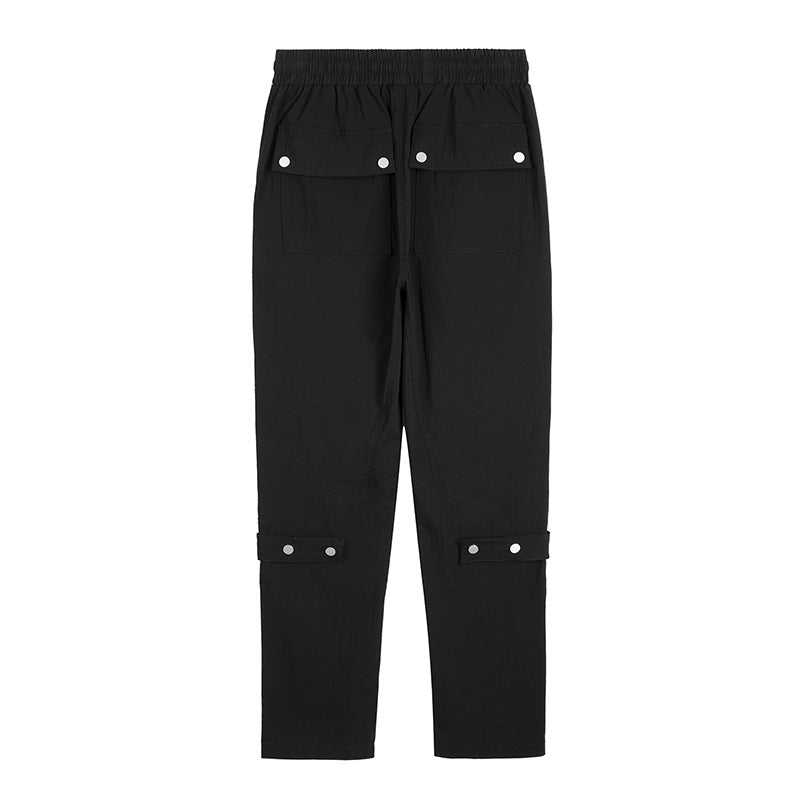 Men's High Street Lace-up Pocket Trousers