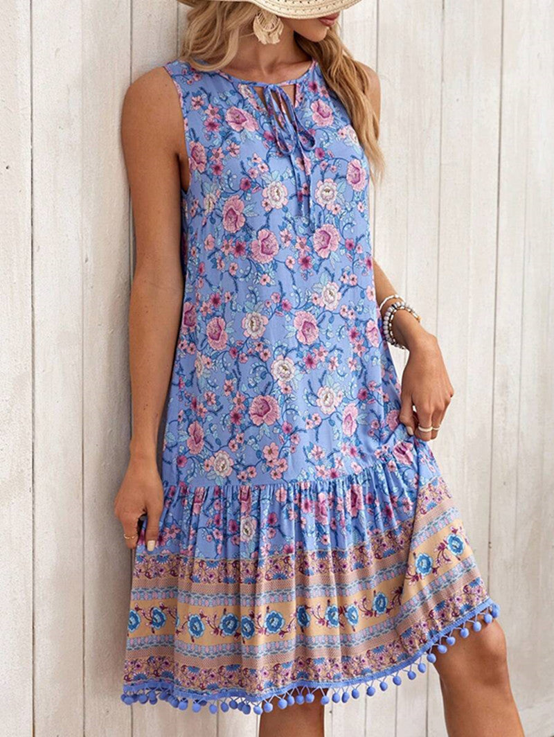 Bohemian Chic Rayon Dress