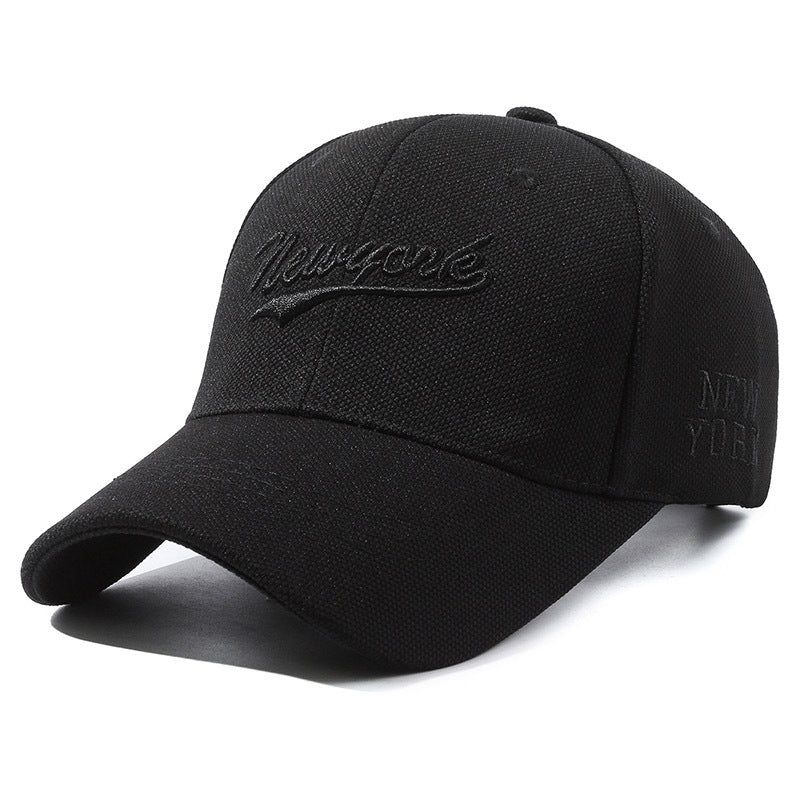 Embroidered Letters Hard Crown Cap