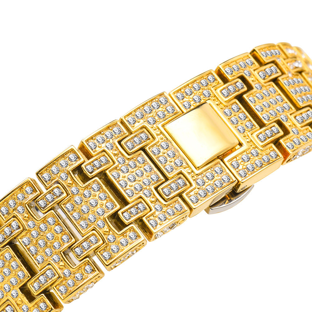 Men’s Diamond Sports Quartz Watch