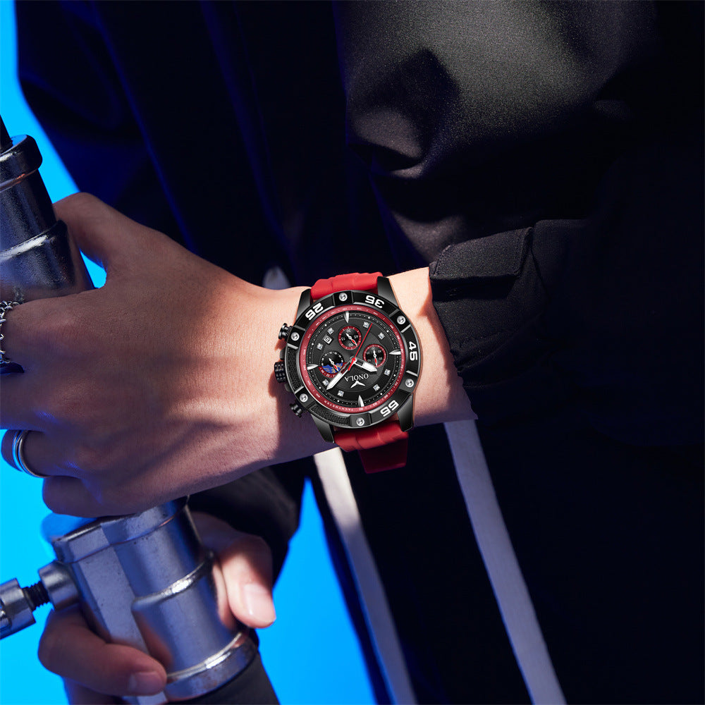 Multifunctional Waterproof Quartz Watch