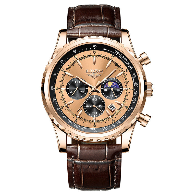 Men’s Multifunctional Waterproof Watch