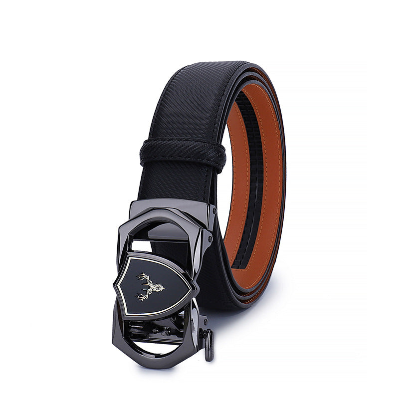 Real Leather Belt Men Business Leisure