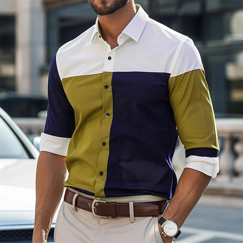 Men's Single Breasted Fashion Shirt