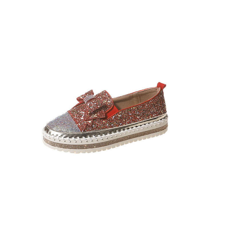 Women's Casual Bow Simple Sneakers
