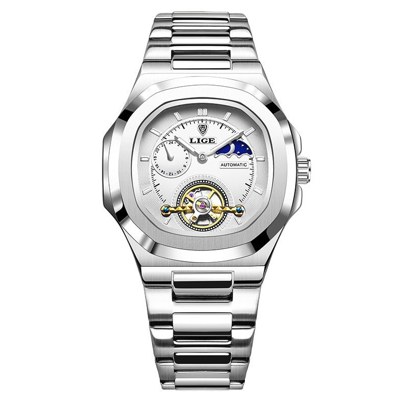 LIGE Men's Luxury Automatic Business Watch