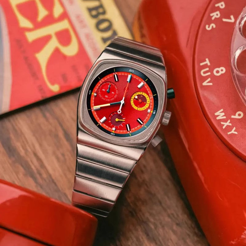 Men’s Six-Hand Mechanical Watch