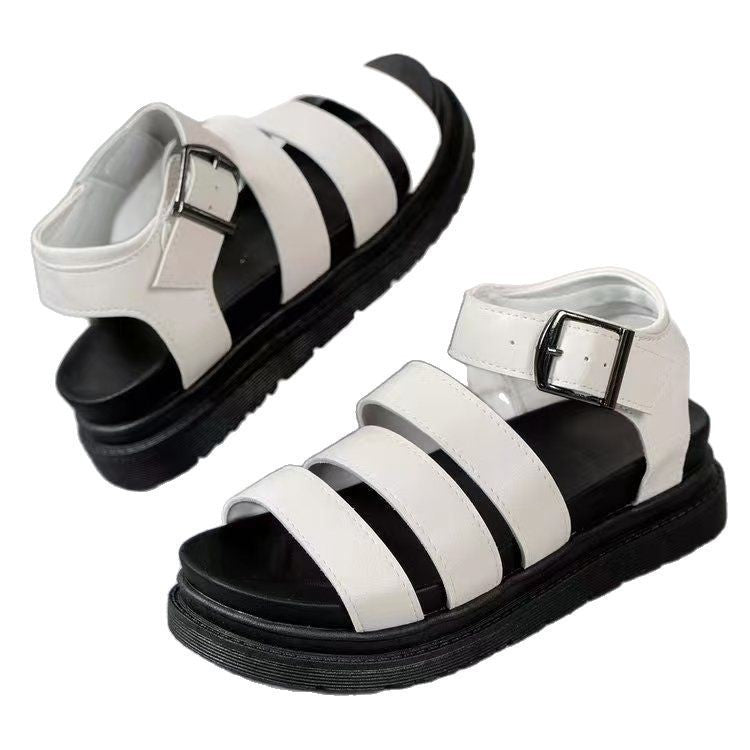 Thick Sole Buckle Strap Sandals