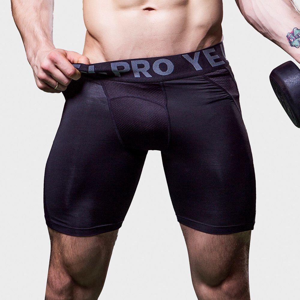 Men's Quick-Dry Stretch Mesh Sports Shorts