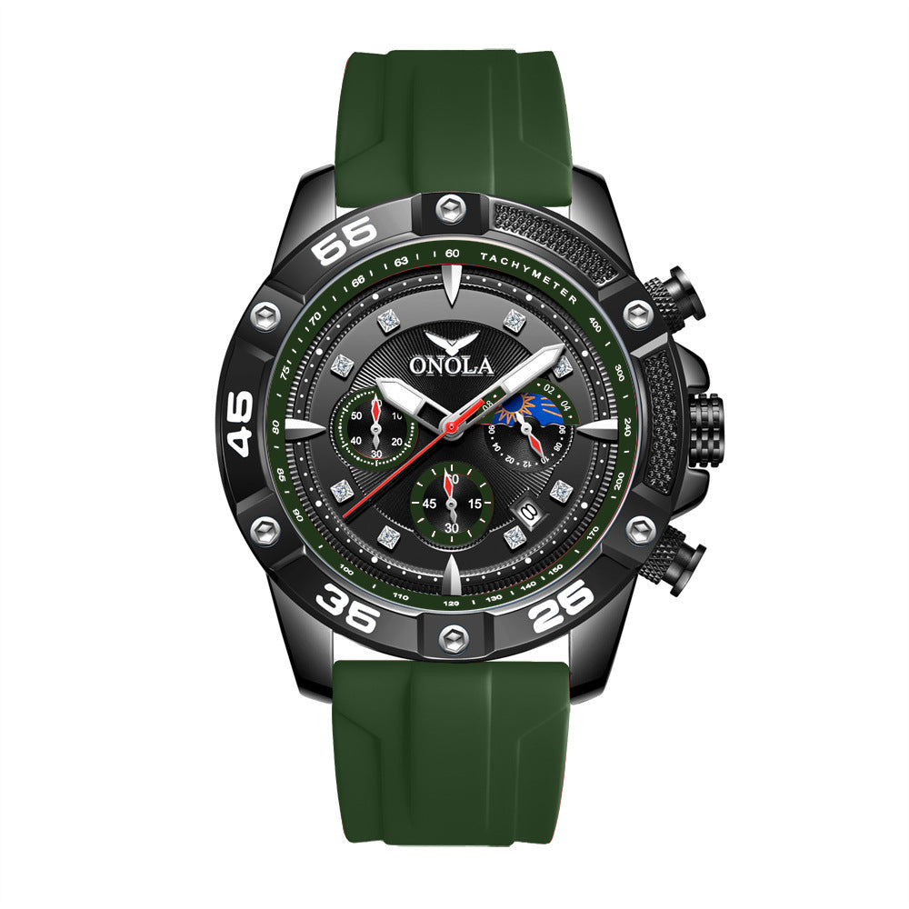 Multifunctional Waterproof Quartz Watch