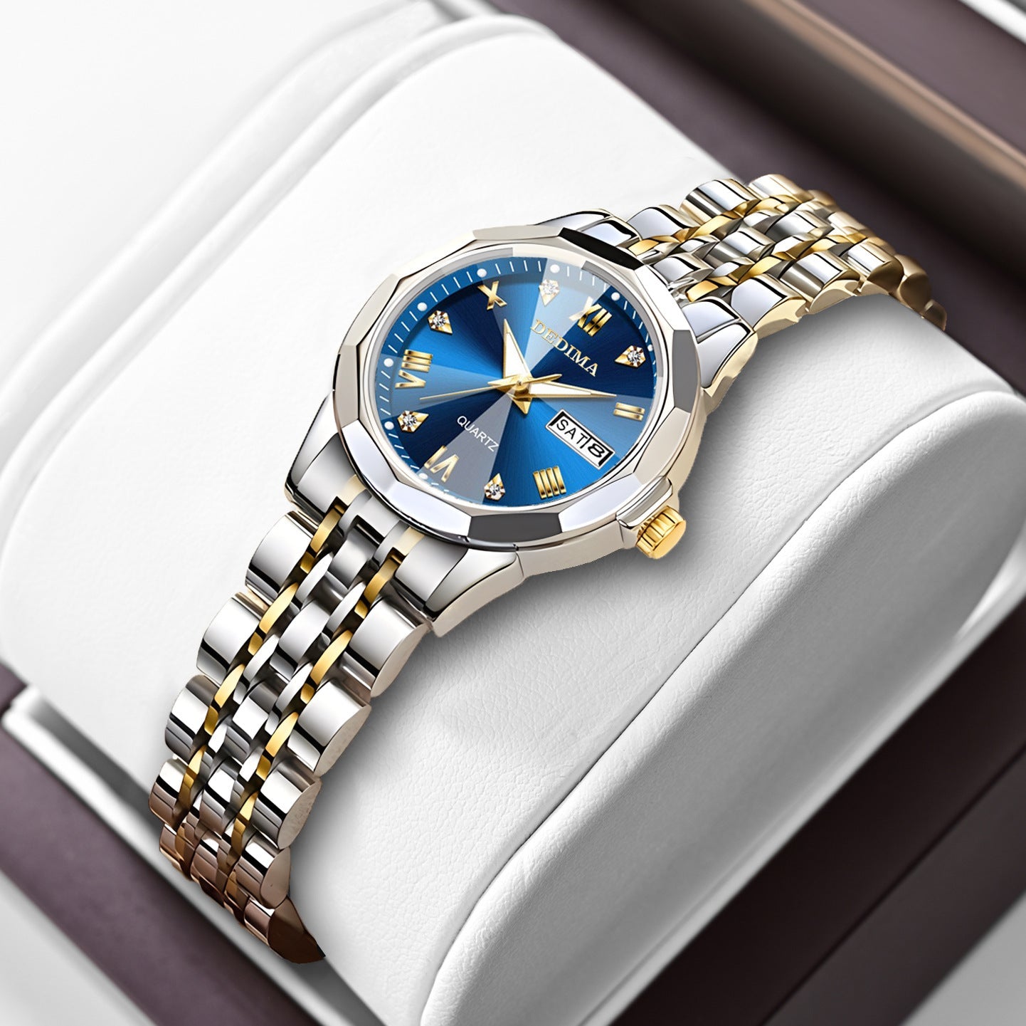Diamond Calendar Luminous Watch