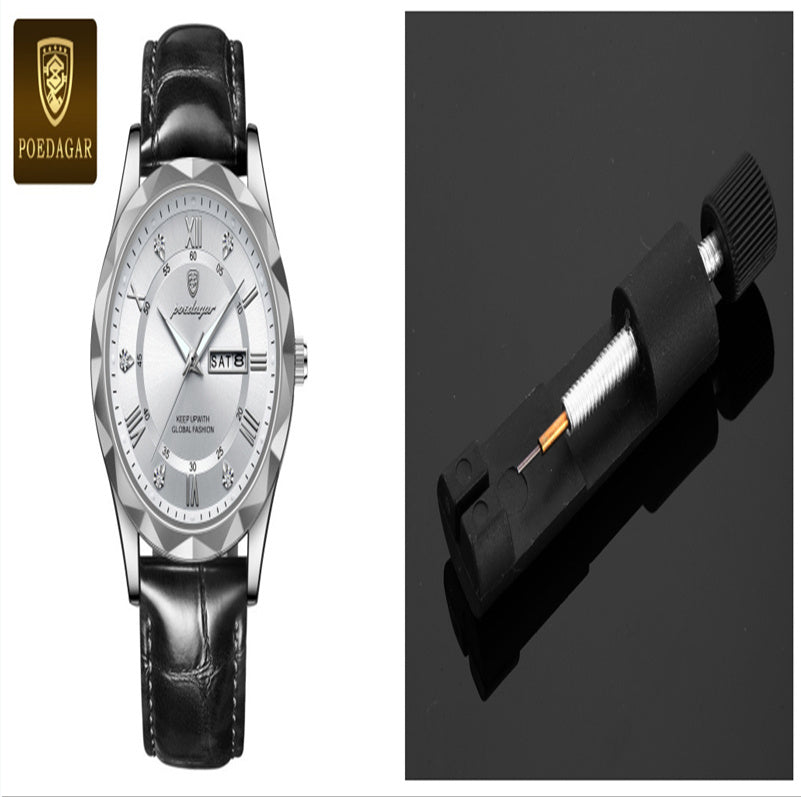 Men's Luxury Leather Quartz Watch
