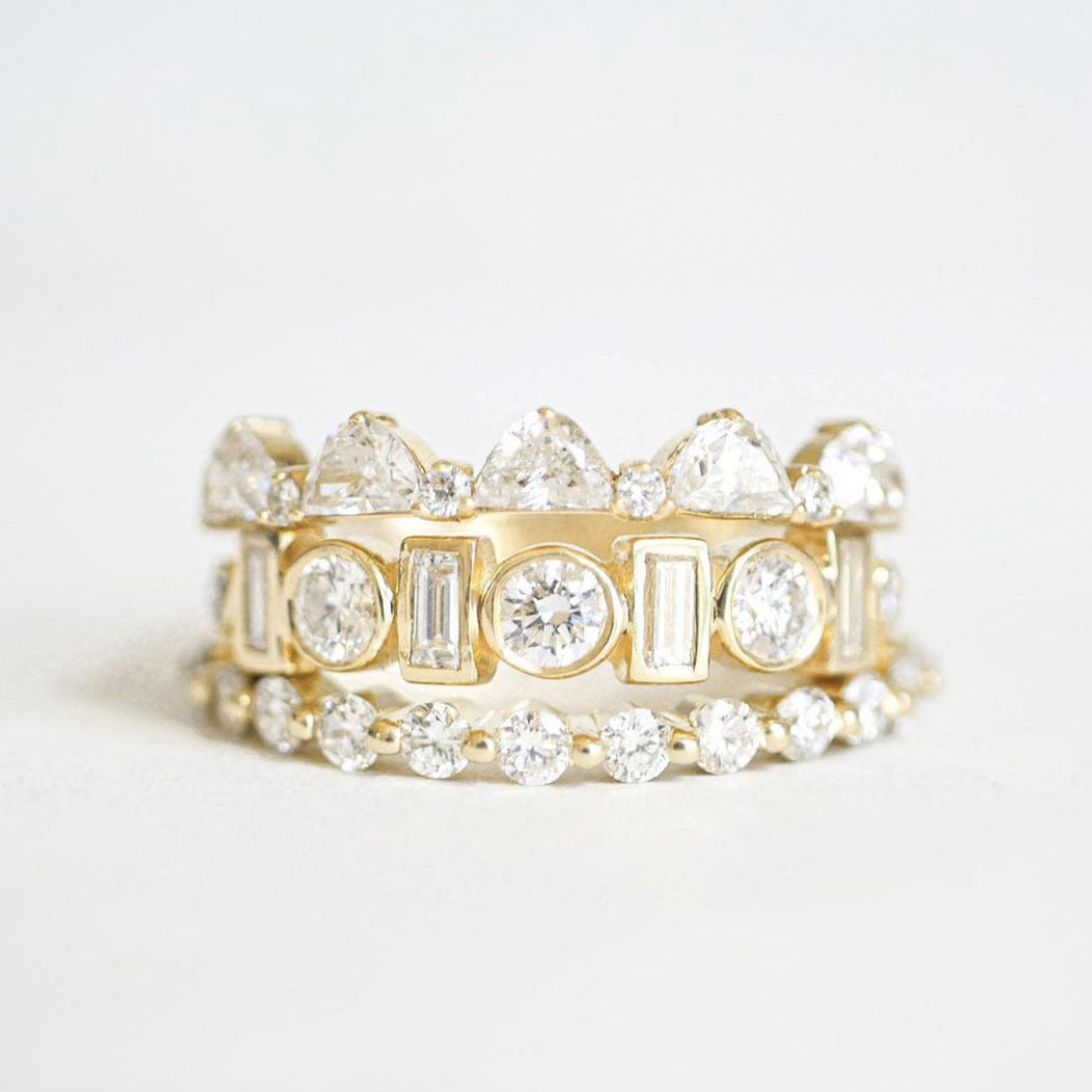 S925 Luxury White Diamond Ring